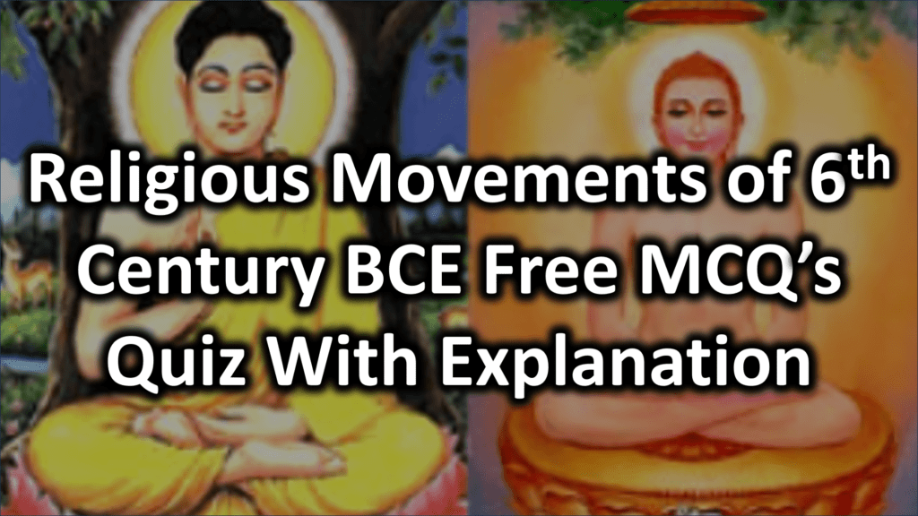 Religious Movements of 6th Century BCE